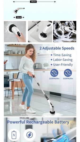 Brosse Électrique Multifonction