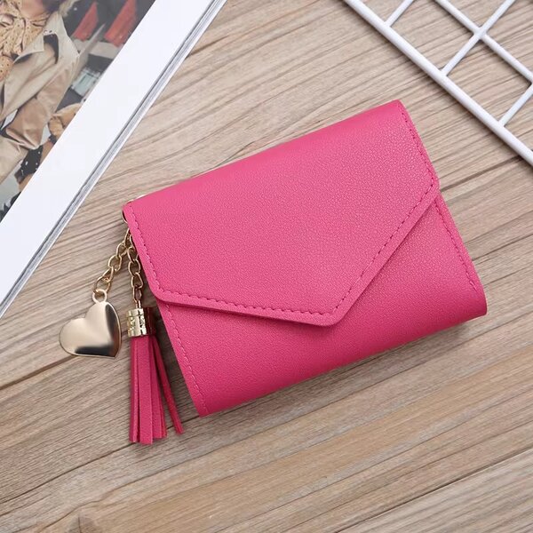 Porte-cartes rose élégant