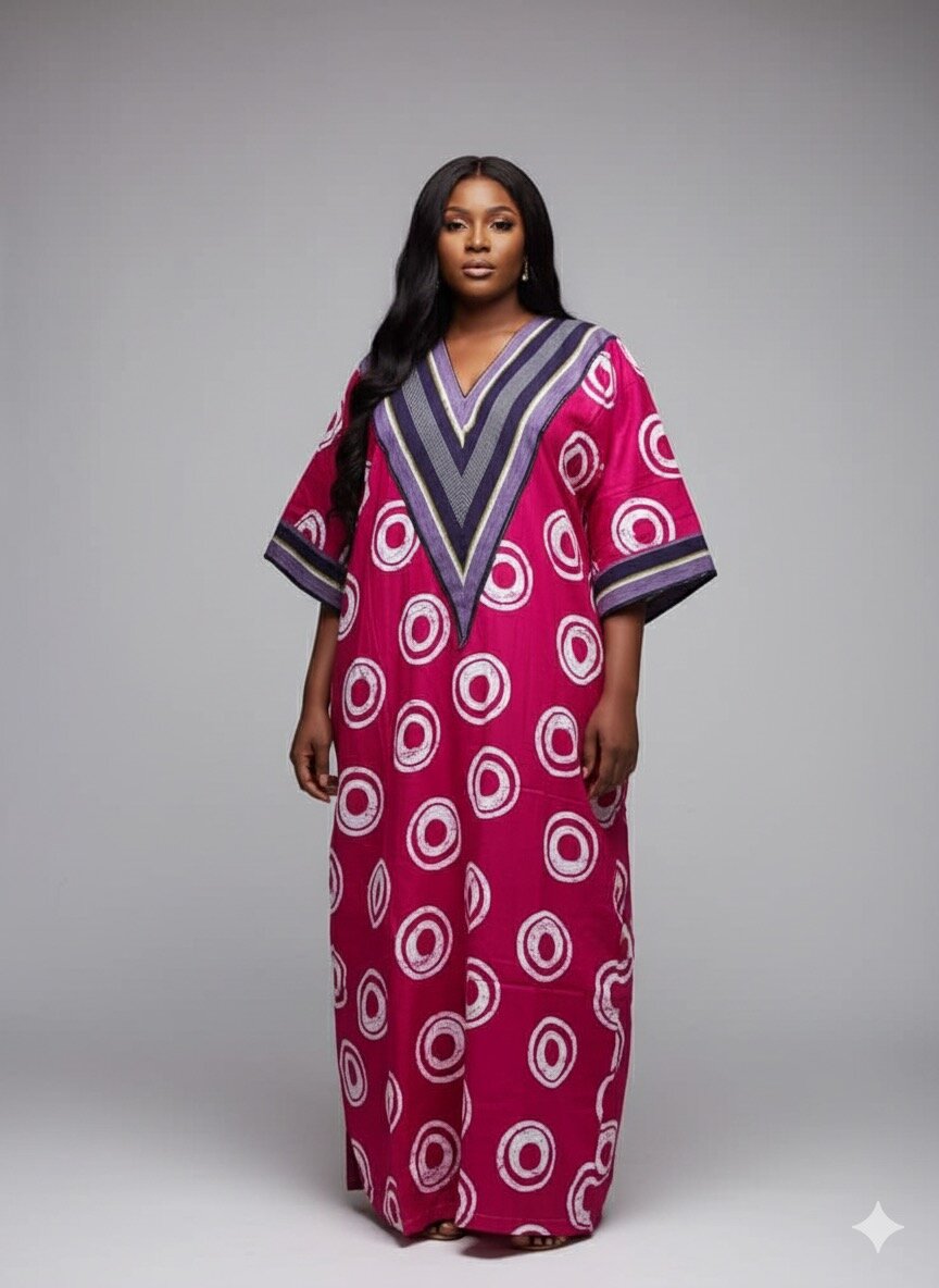 Robe Maxi Wax Colorée