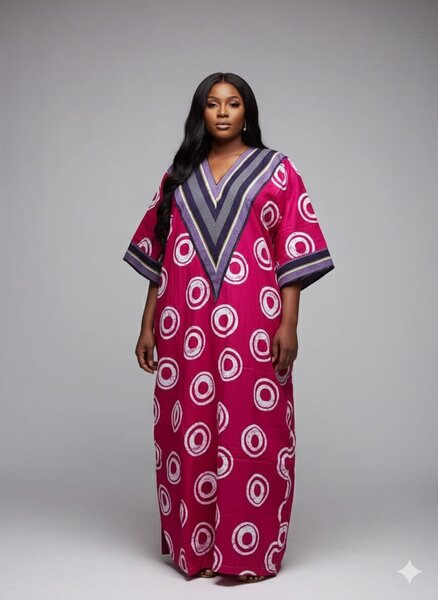 Robe Maxi Wax Colorée