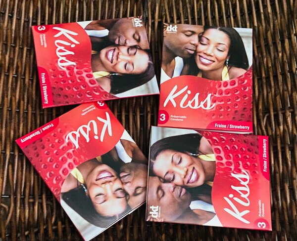 Préservatifs Kiss Fraise