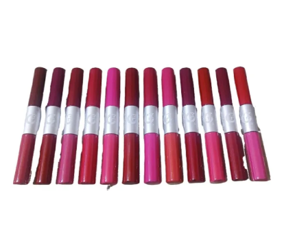Lipgloss matte 2 in 1 beautiful pack of 12