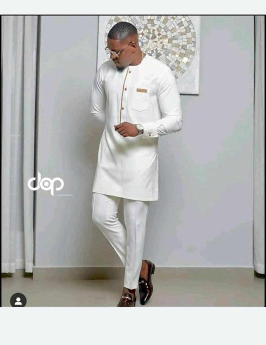 Ensemble africain élégant pour homme