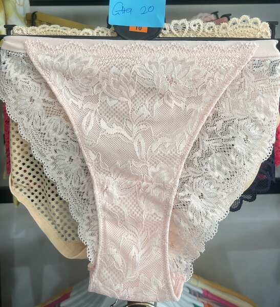 women's lace beige panties 