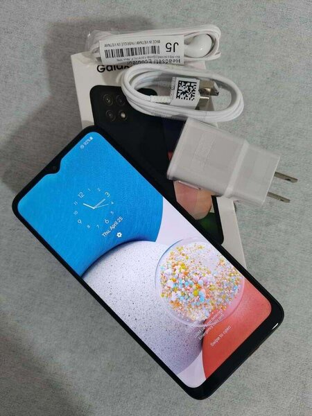 Galaxy A22 5G 256gb/8gb ram 2 sim in box 5000mAh capacity al