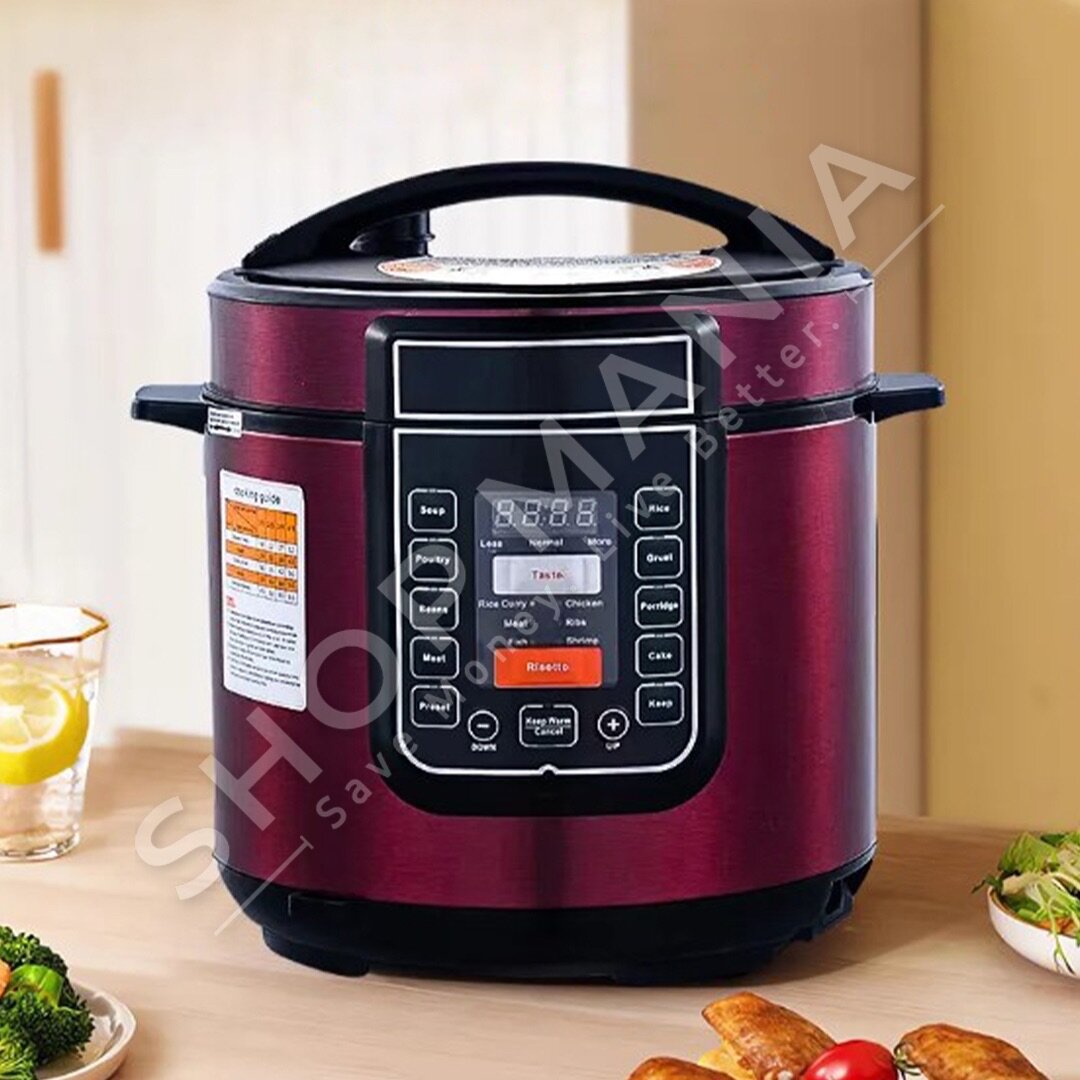 6 LITRE ELECTRIC PRESSURE COOKER POWER 1200WATTS DURABLE STA