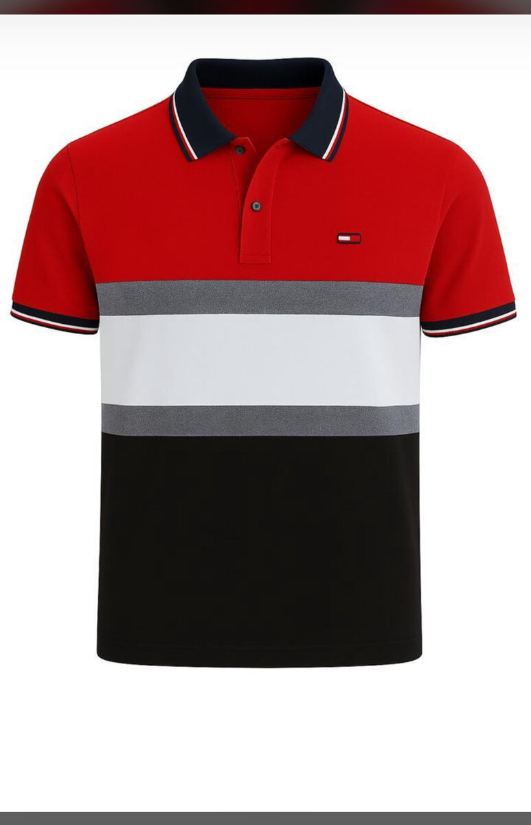 Polo coloré élégant homme