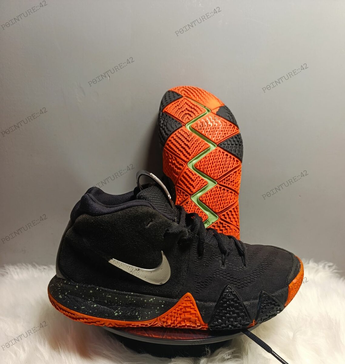 Baskets Noir-Orange Hommes