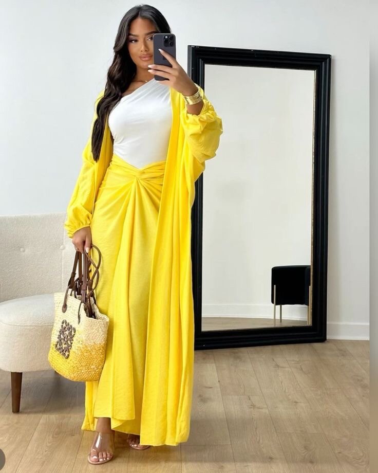 Robe longue fluide élégante