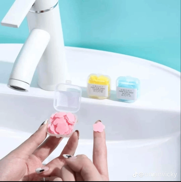 Flocons de savon portables parfumés colorés