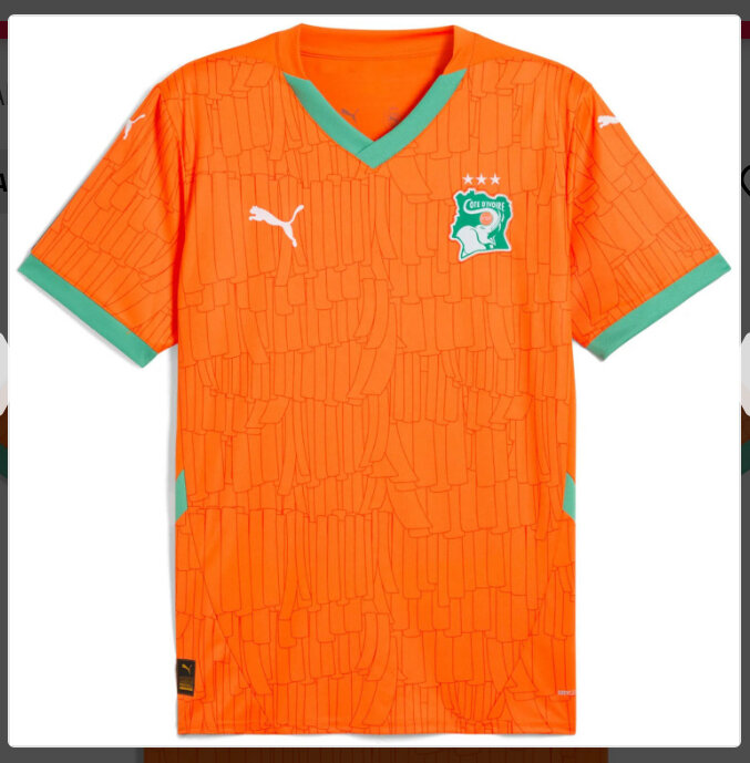 Ivory Coast Soccer Jersey