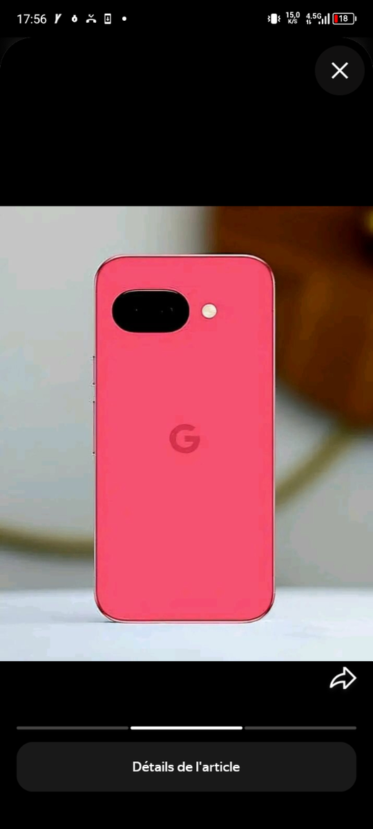 Smartphone élégant Google