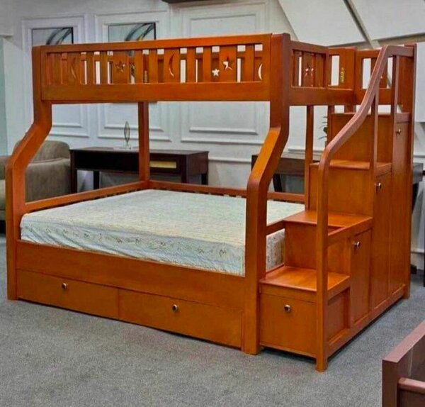 Lit superposé avec rangement