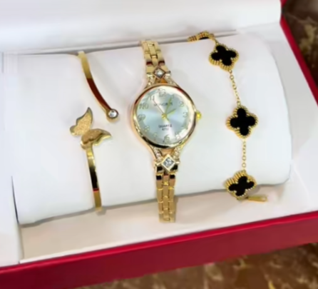 Зергер комплект + саат