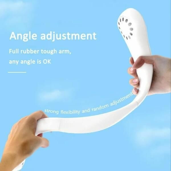 Mini portable neck fan