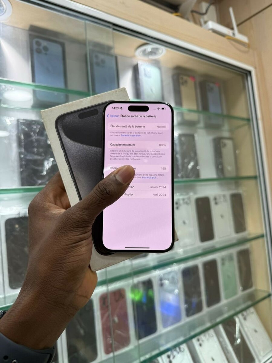 iPhone 15 Pro Max Noir