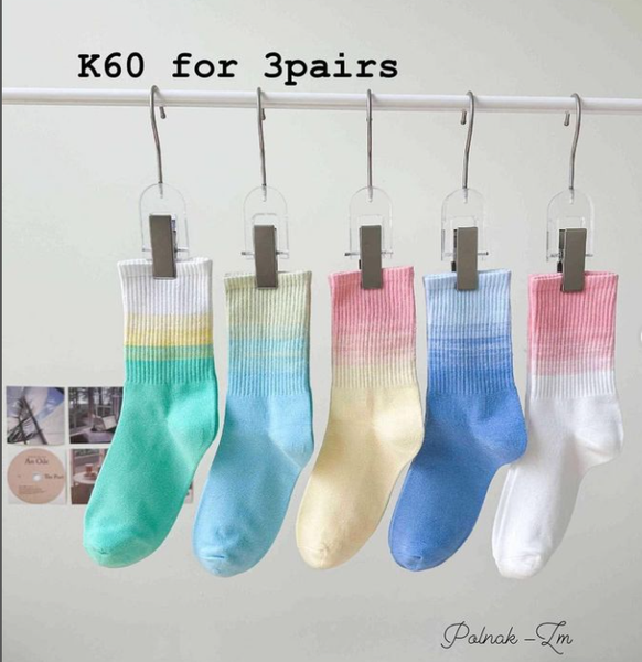 socks of different colors