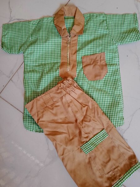 Ensemble Enfant Carreaux Verts