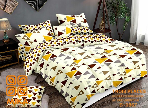 Parure de lit géométrique Mika