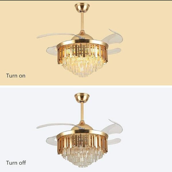Crystal ceiling light