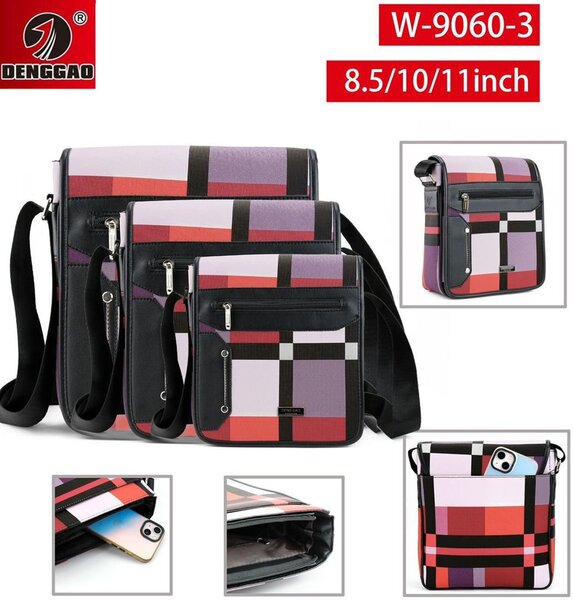Sacoche homme multi-compartiments