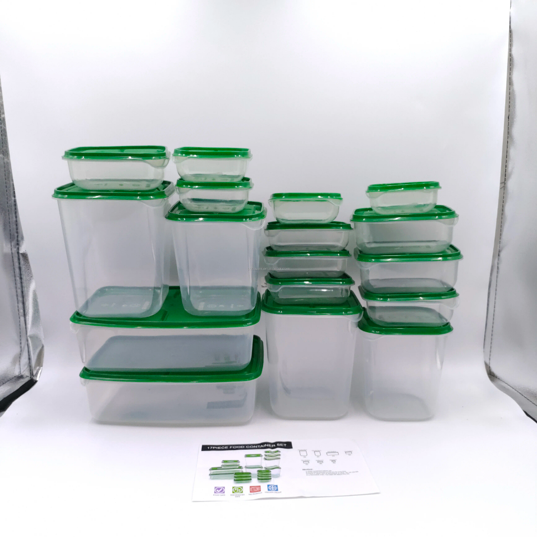 Ensemble de boîtes hermétiques empilables