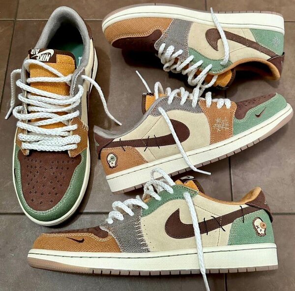 Nike en toile multicolores