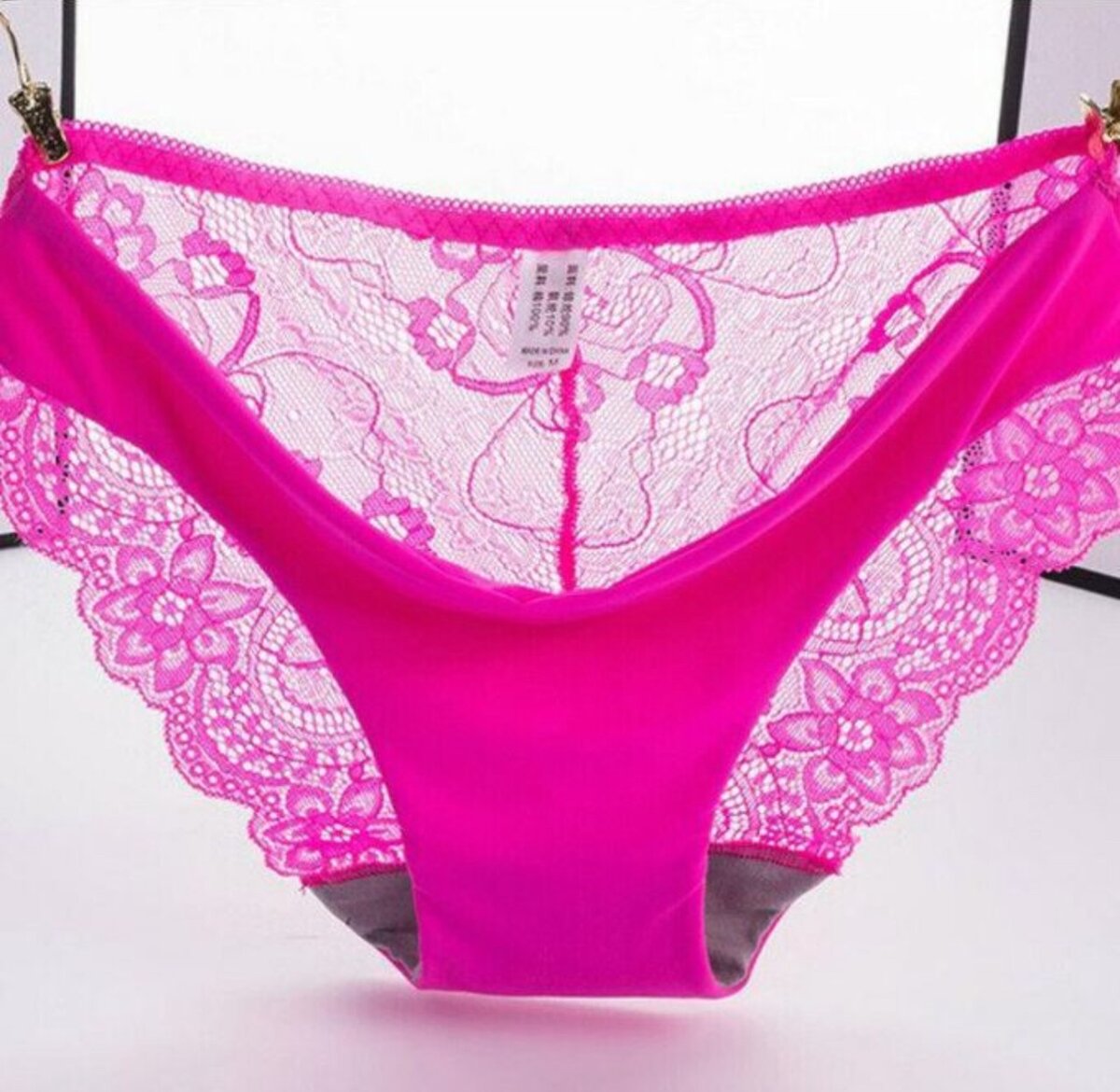 6 Pieces Seamless Silicon Panties Set for Ladies - Mix col.