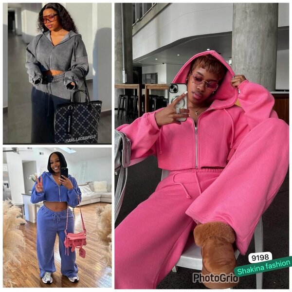 Complet jogging bas évasée