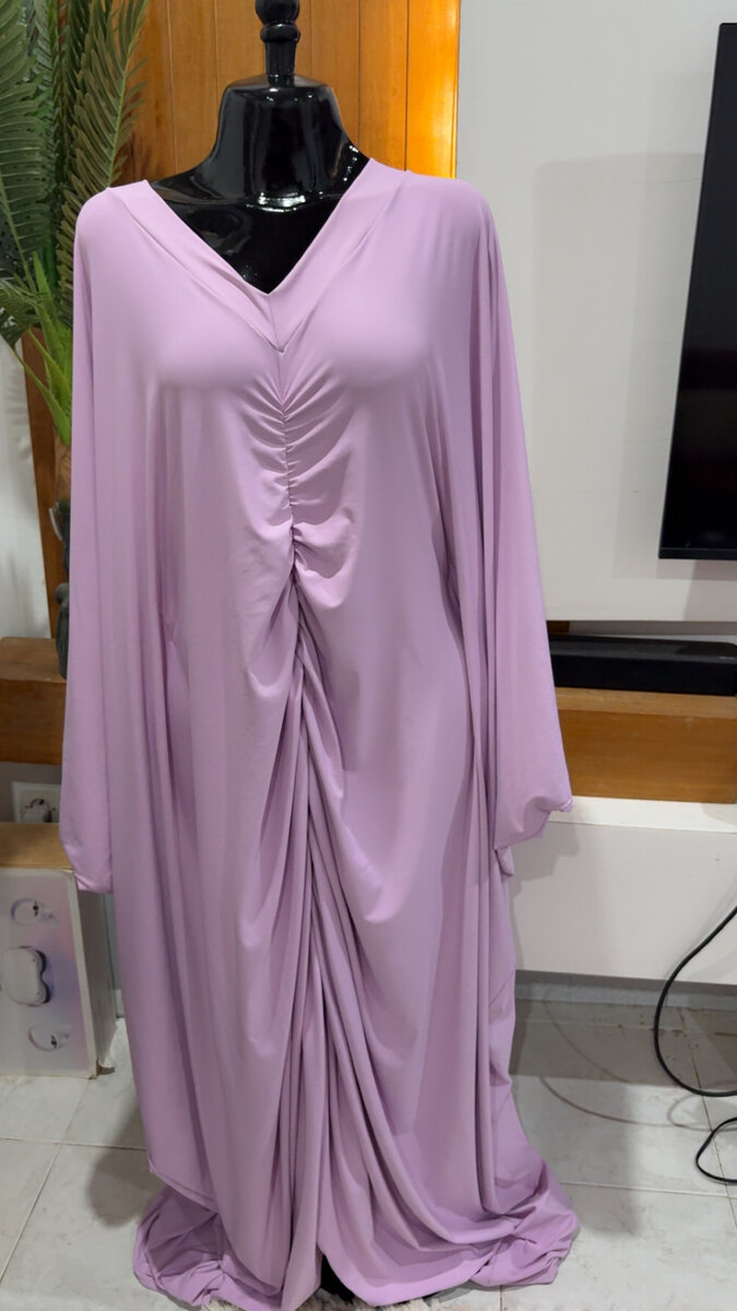 Robe Longue Drapée Élégante