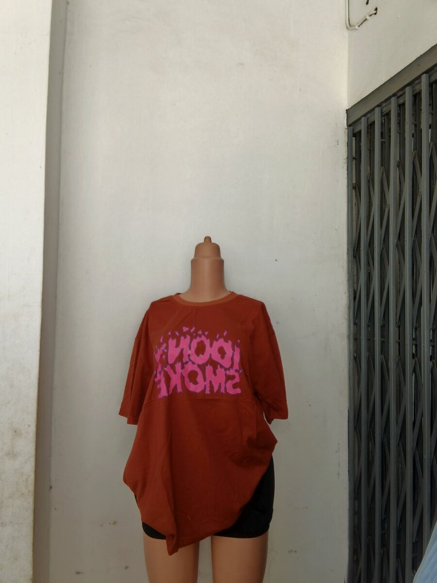 T-shirt ample imprimée