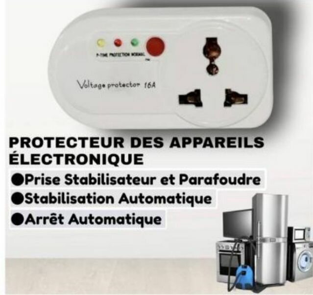 Protecteur de Tension 16A Électrique