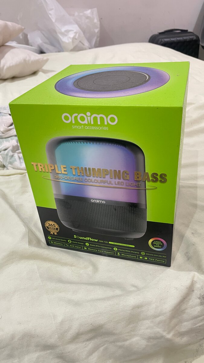 Enceinte Bluetooth Oraimo LED