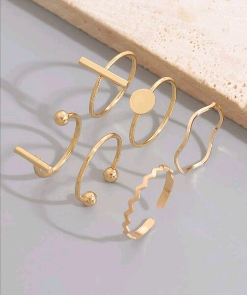 Bijoux Ensemble Bague Femme 6 Pièces