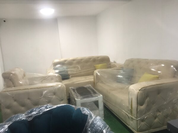 Ensemble Canapé en Cuir Luxueux