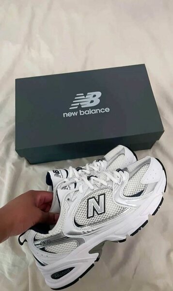 New Balance Blancs étoiles