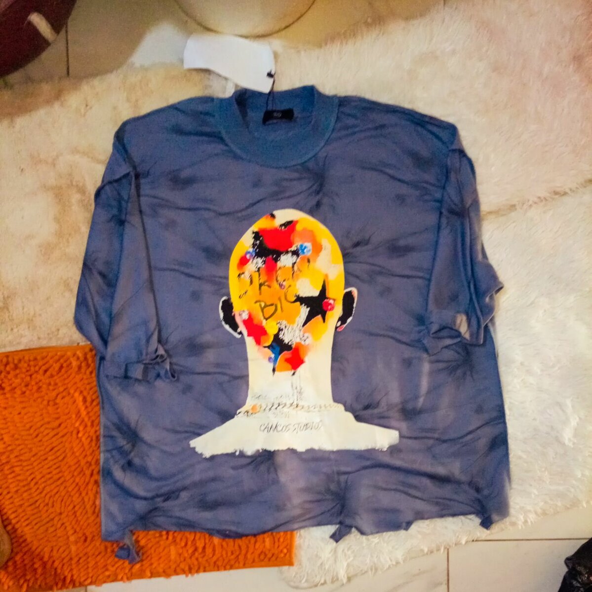 T-shirt unisexe imprimé artistique