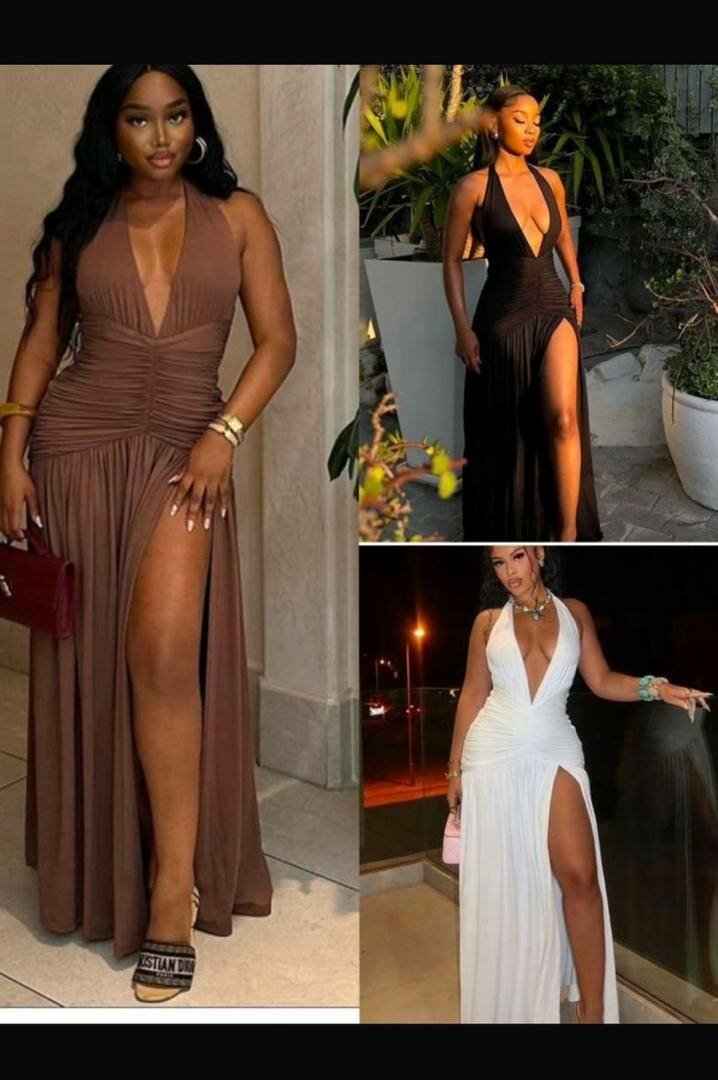 Robe Élegante Fente Haute