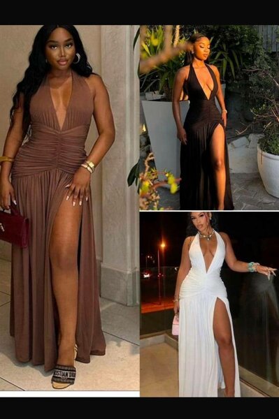 Robe Élegante Fente Haute