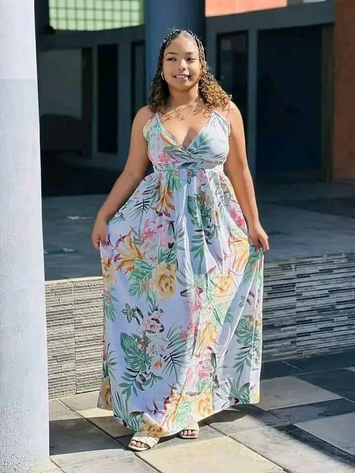 Robe Maxicole Fleurie Élégante