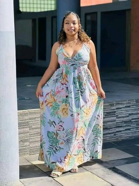 Robe Maxicole Fleurie Élégante