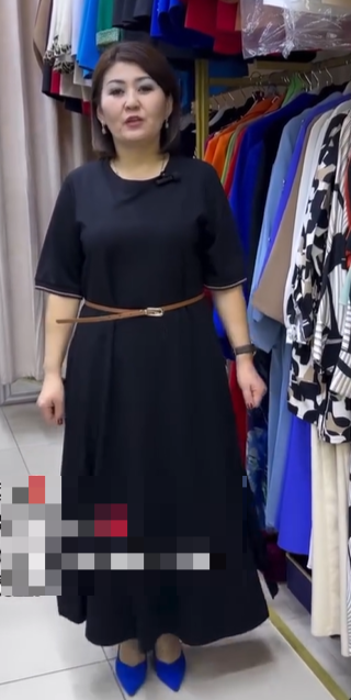 Платье женское, черный