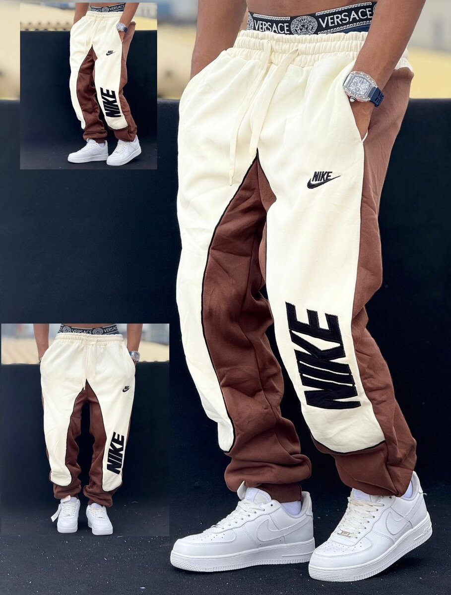 Pantalons de sport Nike bicolores