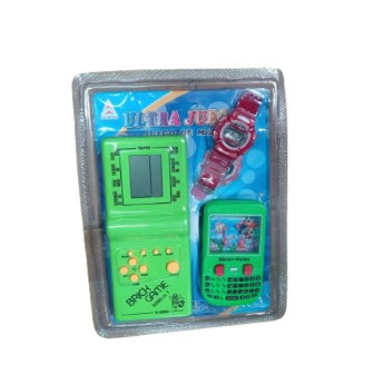 Console &Eacute;lectronique Tetris+ Deux Gadgets Pour Enfants