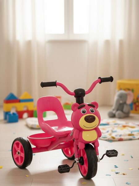 Tricycle Enfant Rose Ours