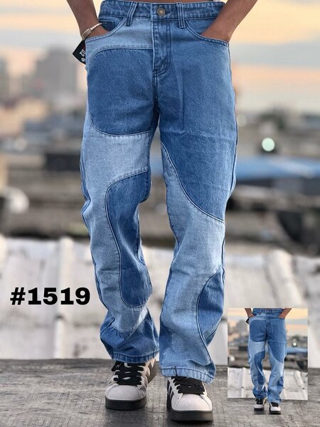 Jeans homme décontractés artistiques