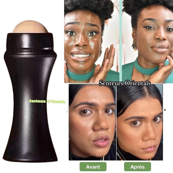 Rouleau absorbeur de sebum