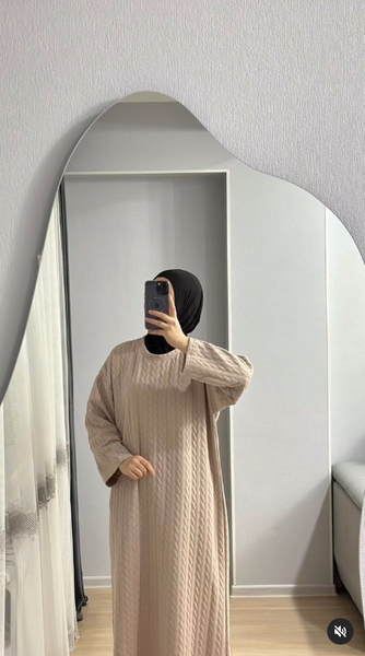 💐😻 Уютное теплое базовое платье.