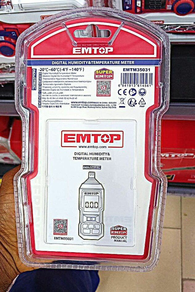 EMTOP Thermo-Hygrometer Industriel