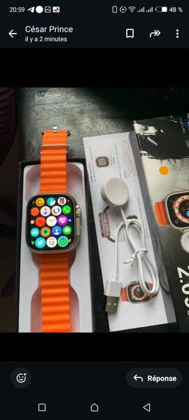 Montre Intelligente Étanche Orange